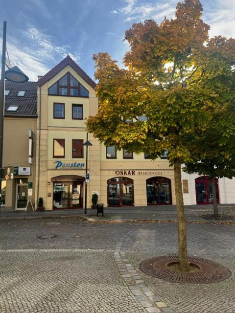 Pension Am Markt Люббен Екстер'єр фото